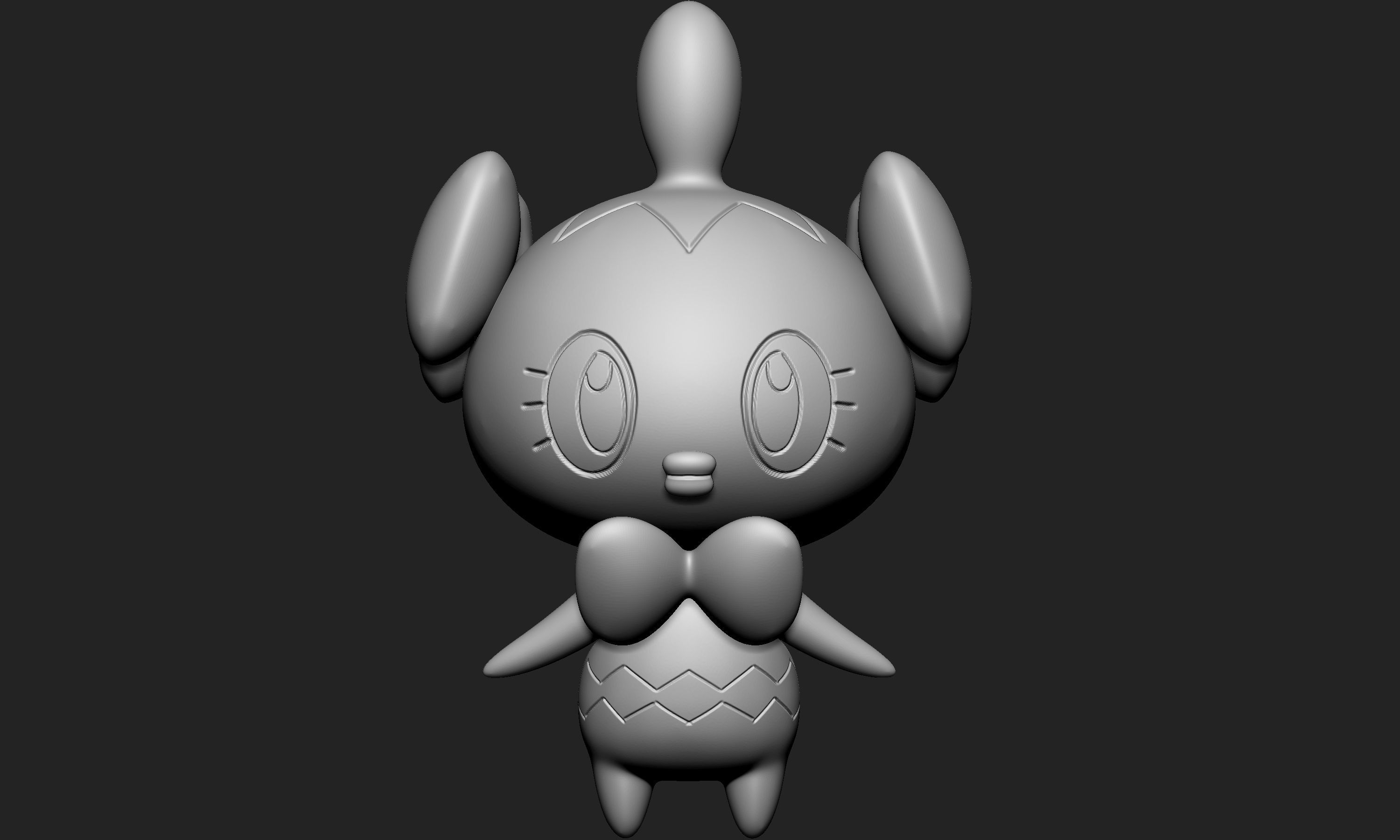 Pokemon - Gothita 3D print model_4