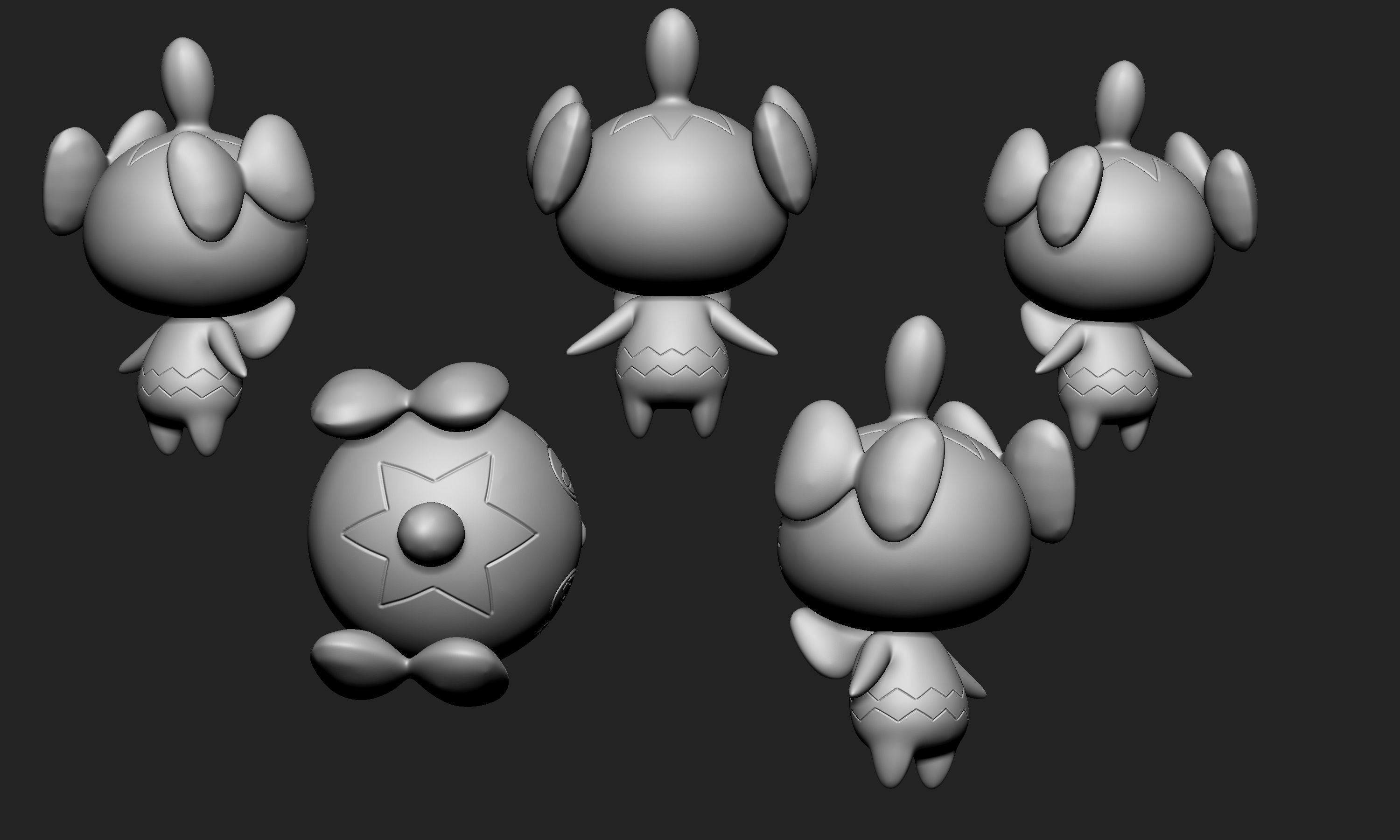 Pokemon - Gothita 3D print model_6