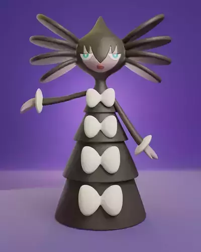 Pokemon - Gothitelle 3D print model