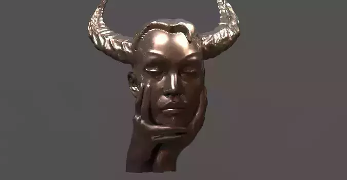 Fashion Inspired Head sculpture 8 