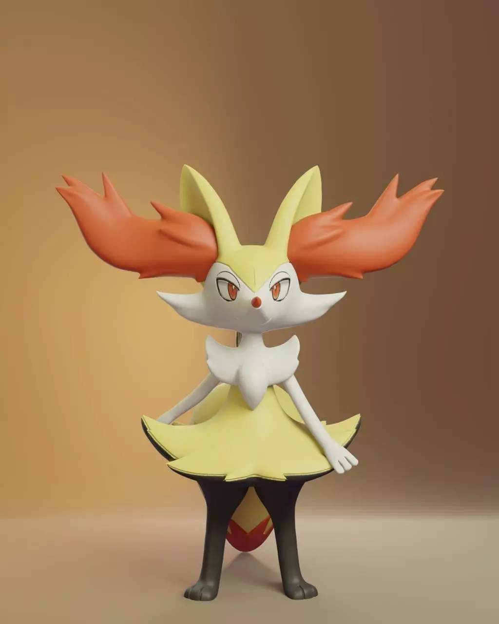 Pokemon - Braixen 3D print model_0