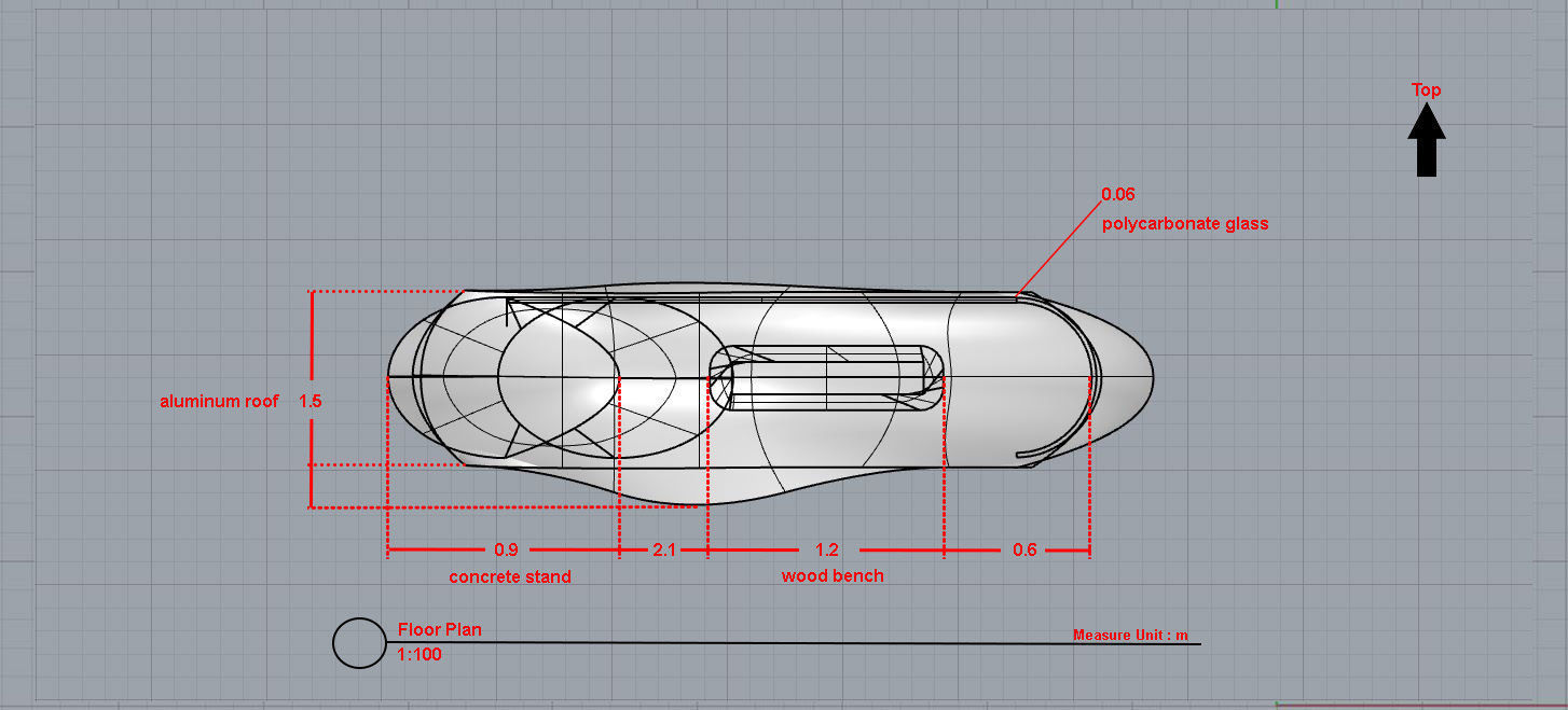Modern Bus Station 3D model_8
