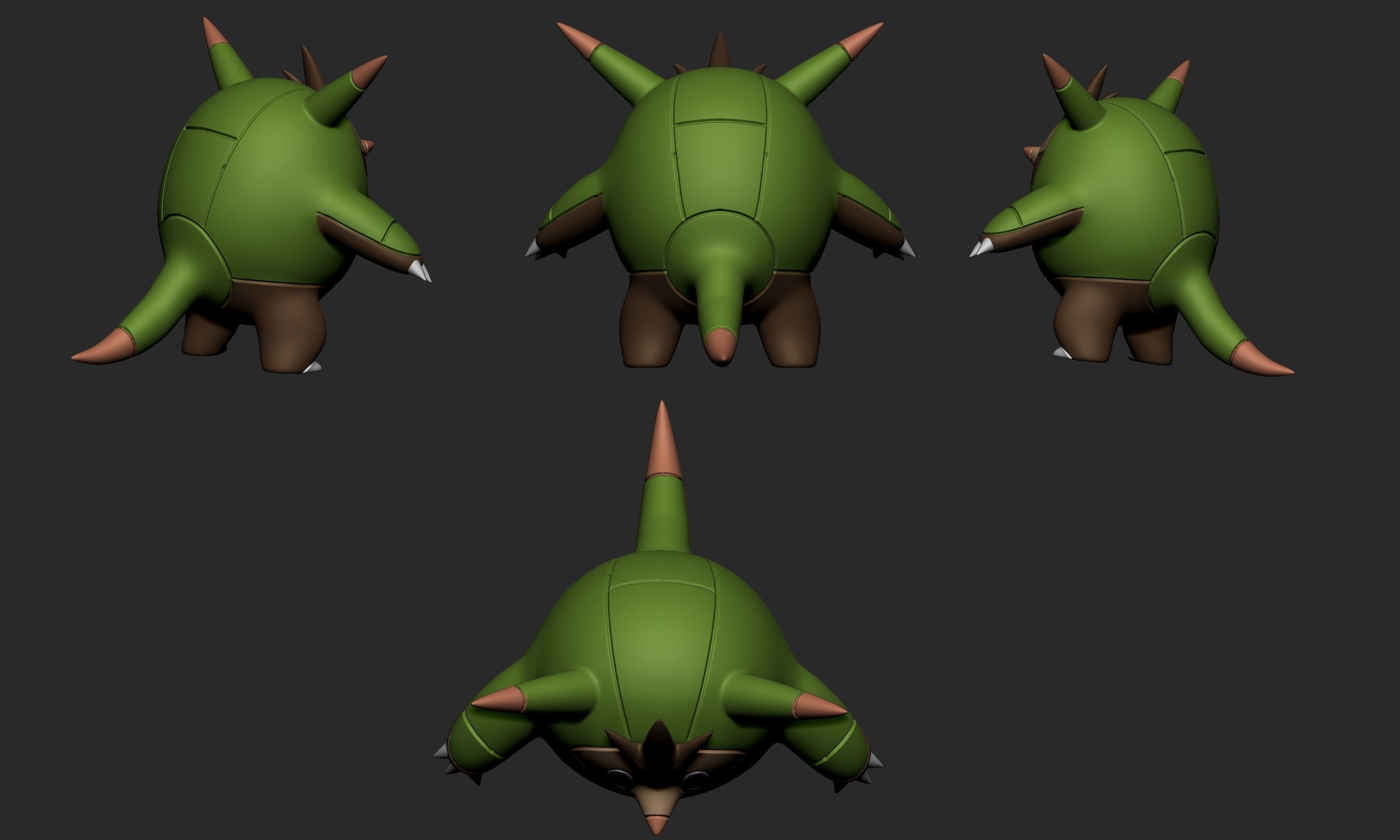 Pokemon - Quilladin 3D print model_3