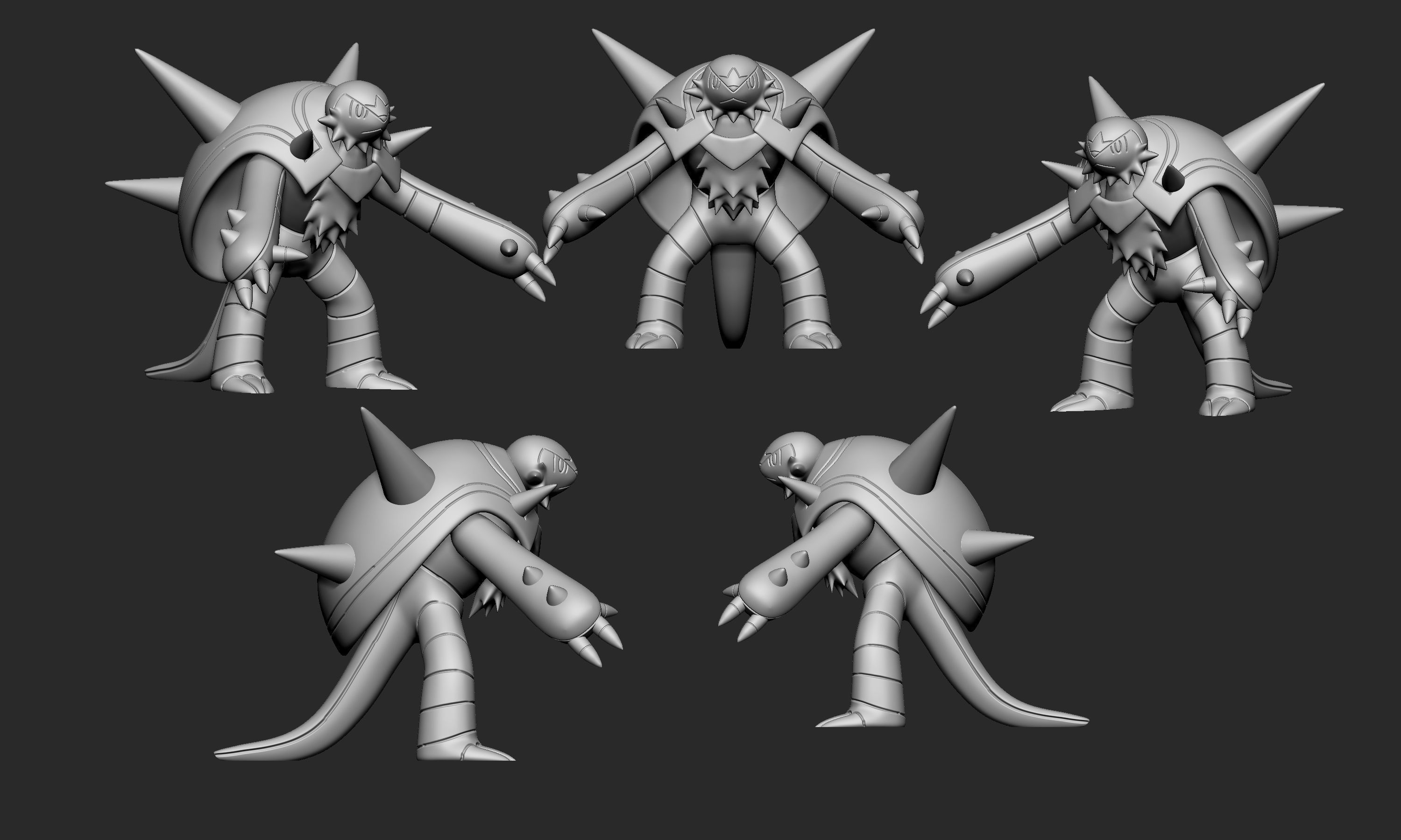 Pokemon - Chesnaught 3D print model_5