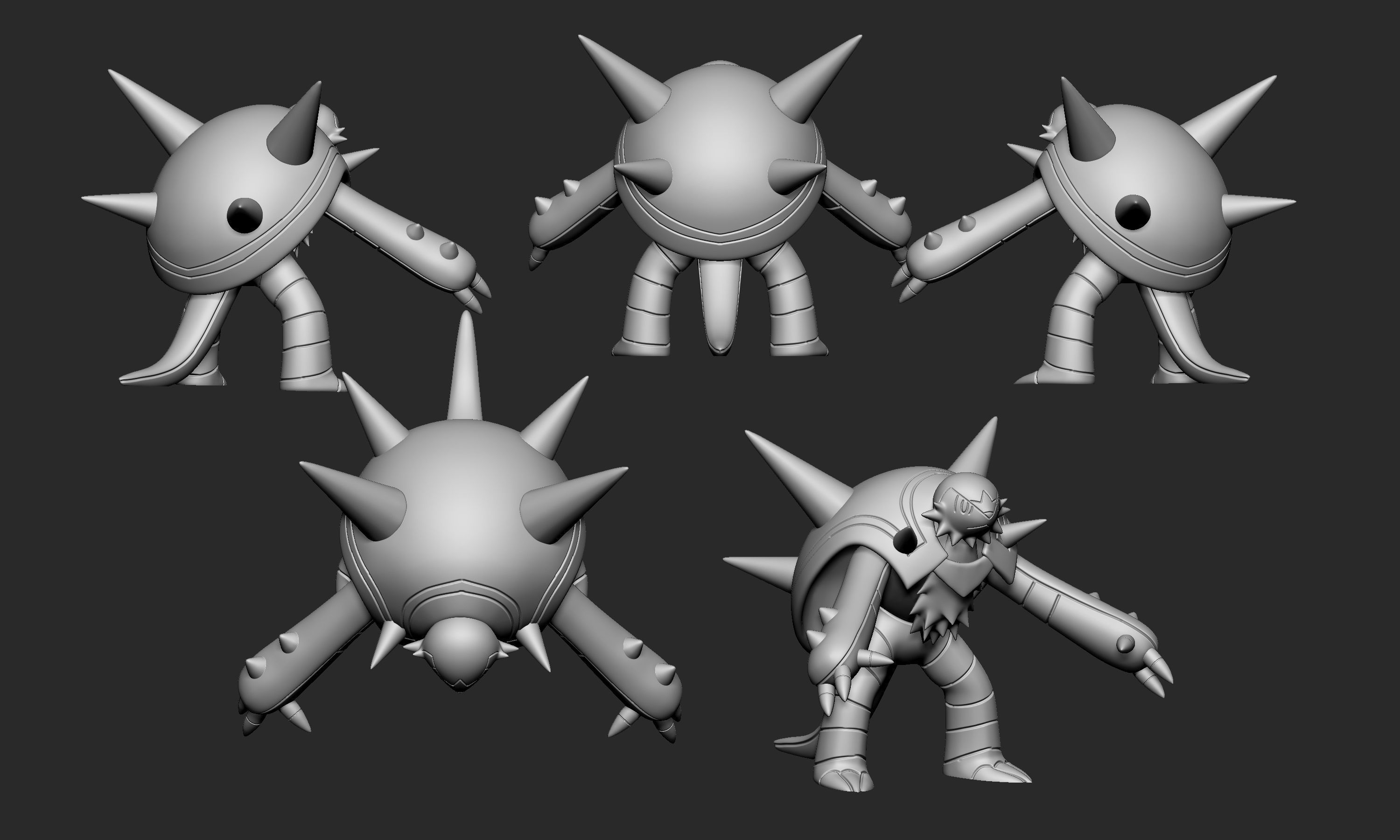 Pokemon - Chesnaught 3D print model_6