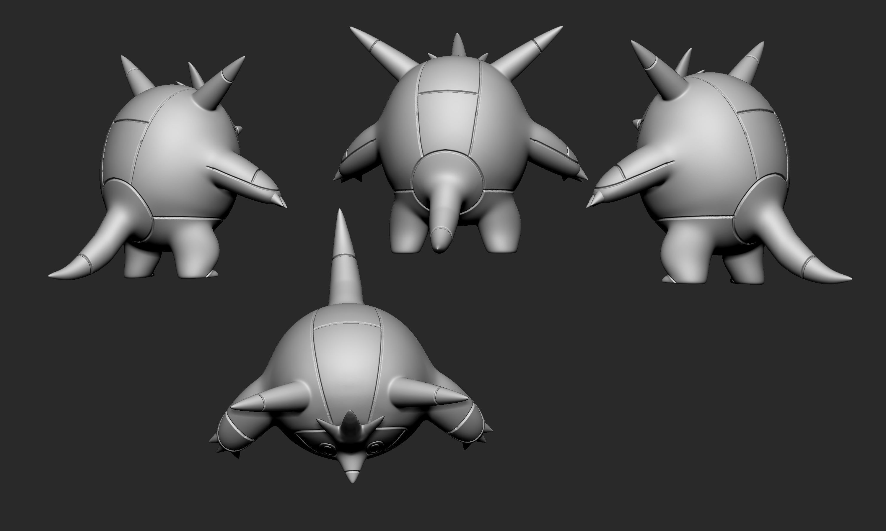 Pokemon - Chespin Quilladin and Chesnaught 3D print model_18