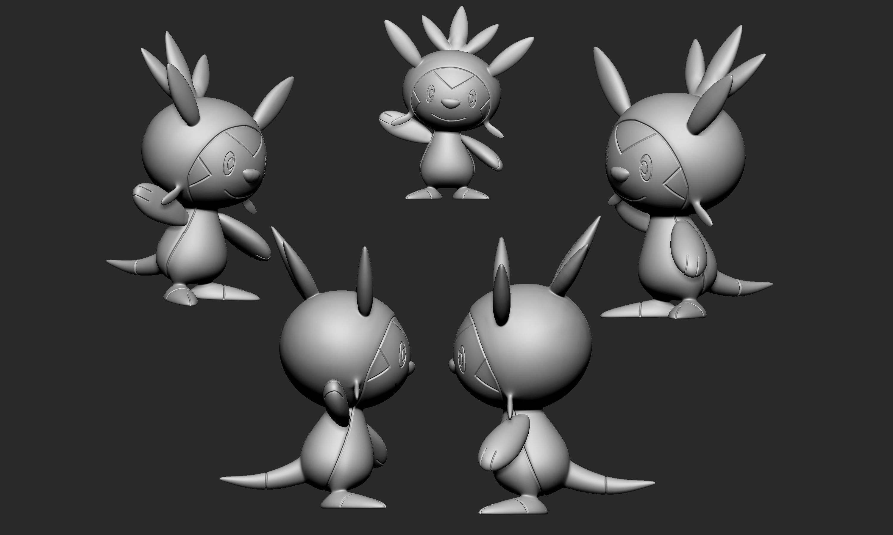 Pokemon - Chespin Quilladin and Chesnaught 3D print model_10