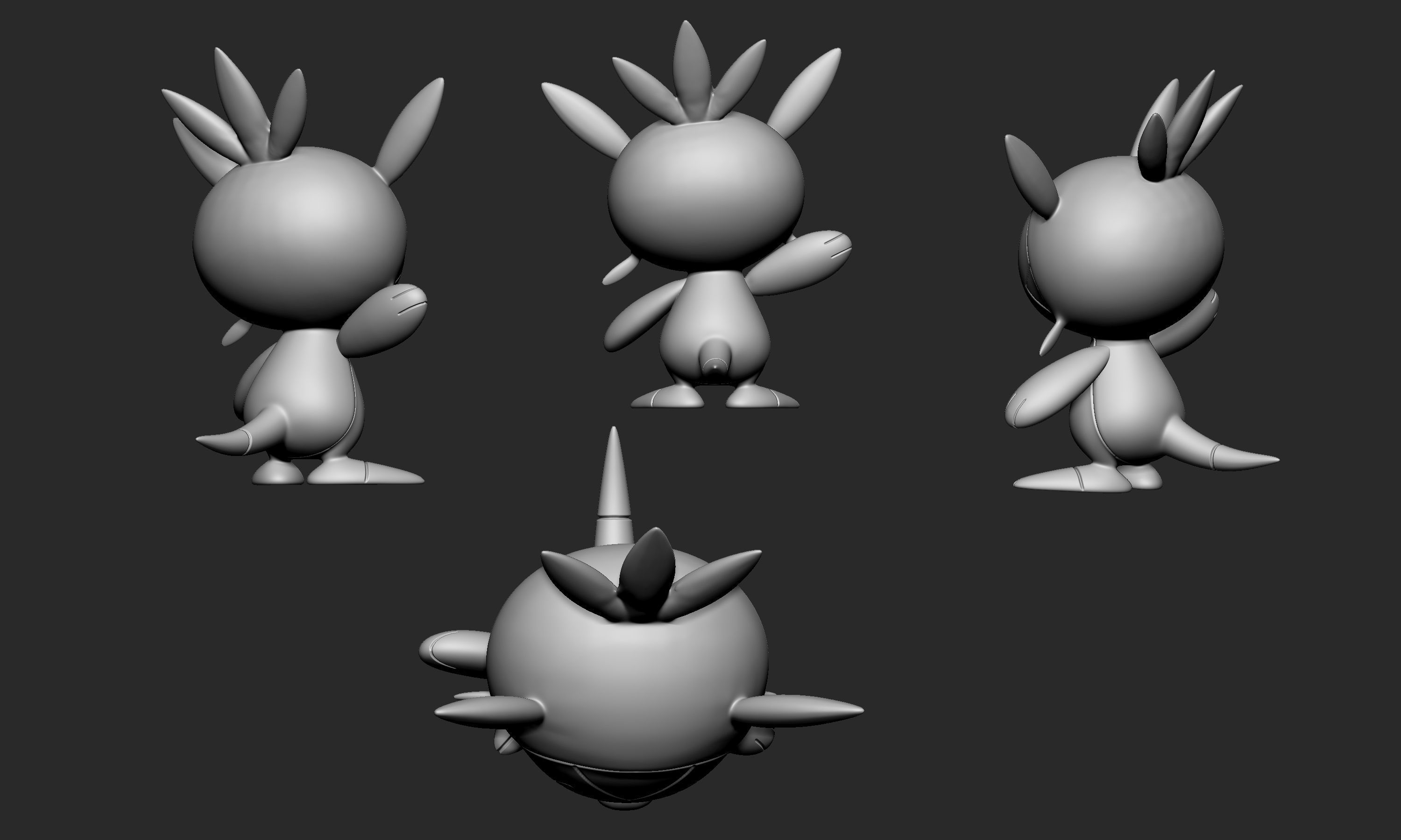 Pokemon - Chespin Quilladin and Chesnaught 3D print model_11