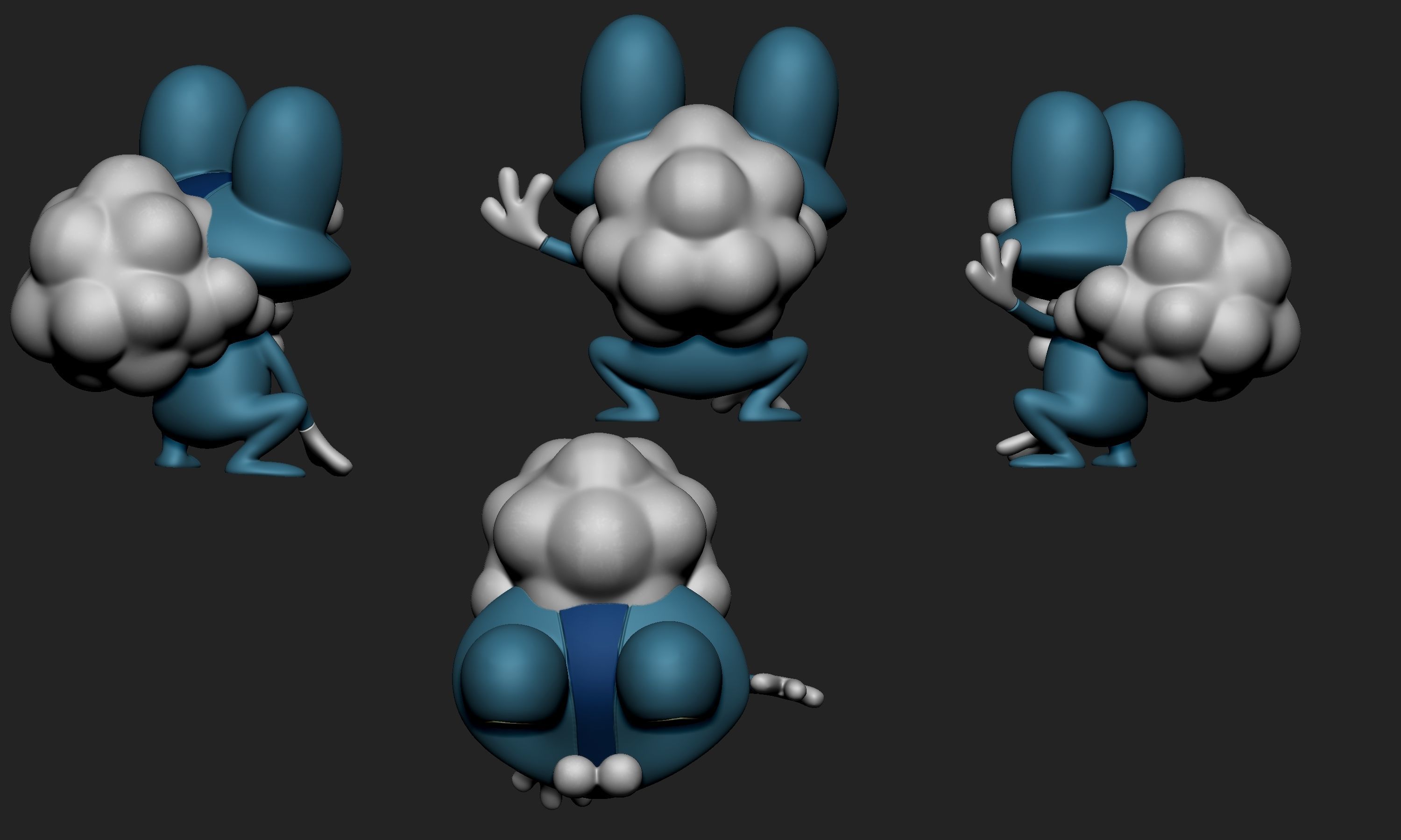 Pokemon - Froakie 3D print model_3