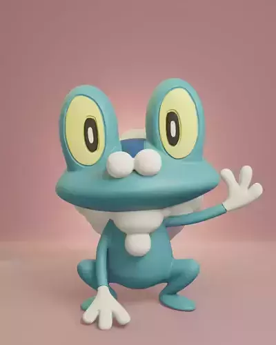 Pokemon - Froakie 3D print model