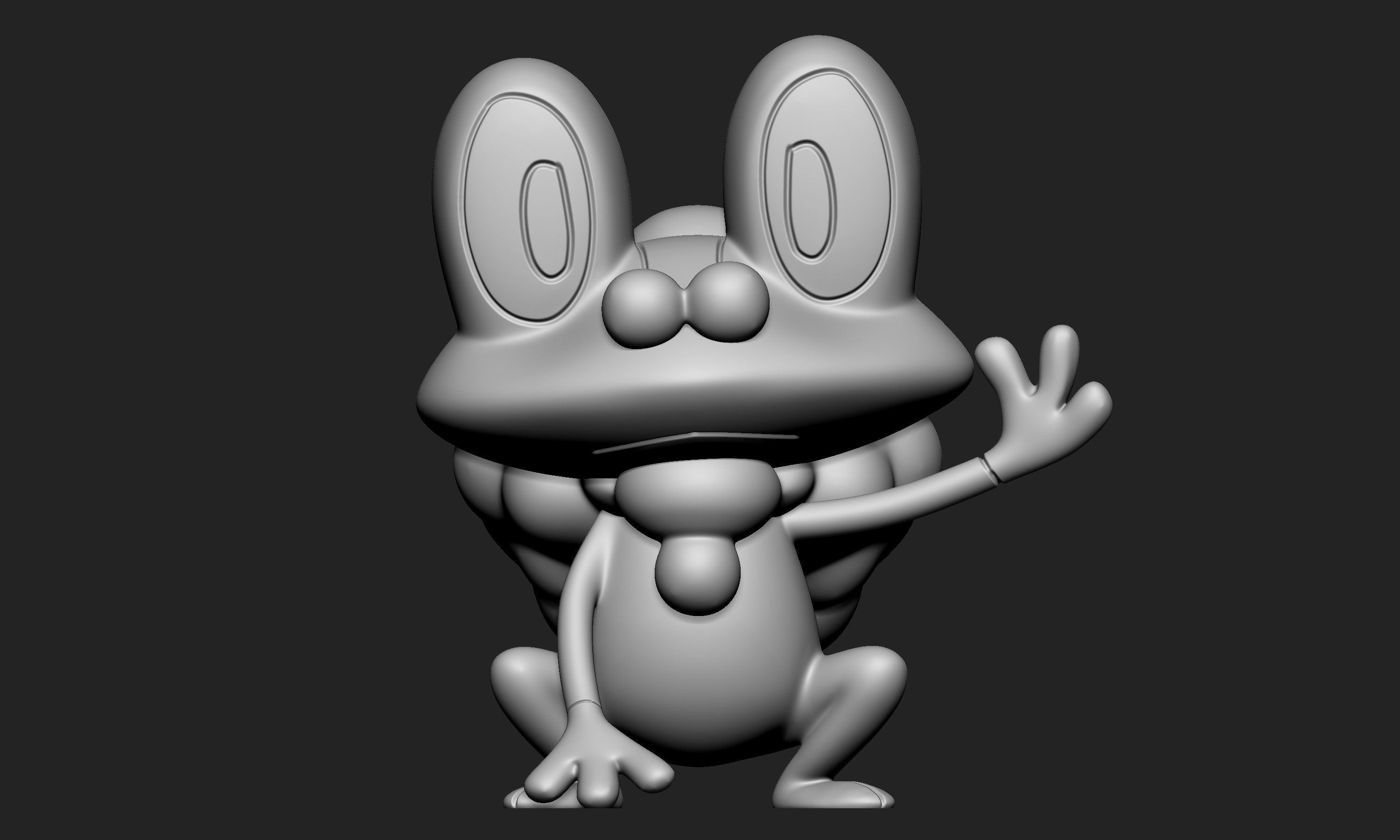 Pokemon - Froakie 3D print model_4