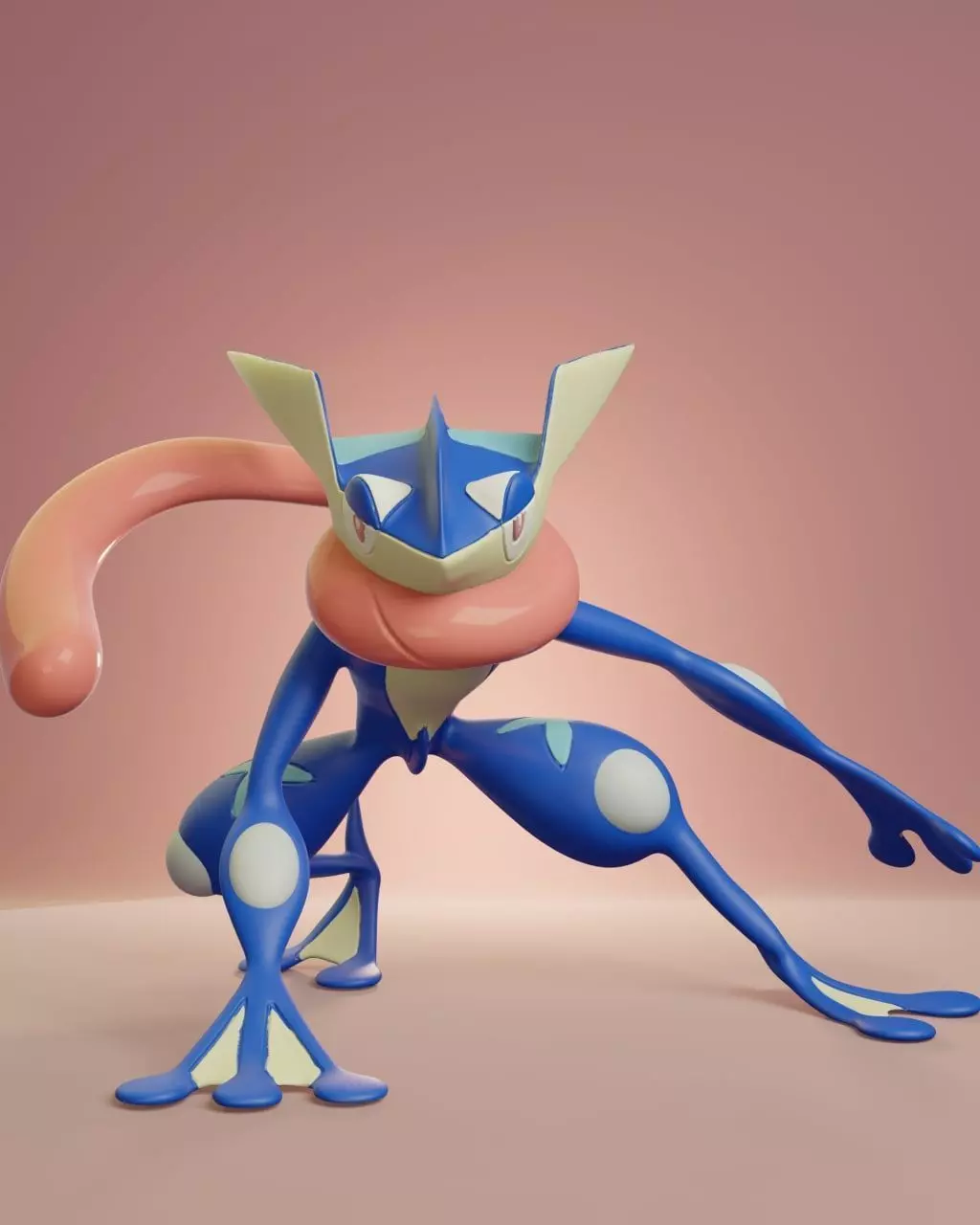 Pokemon - Greninja 3D print model_0