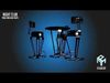 Night Club Table and Chairs Set 3D model_1