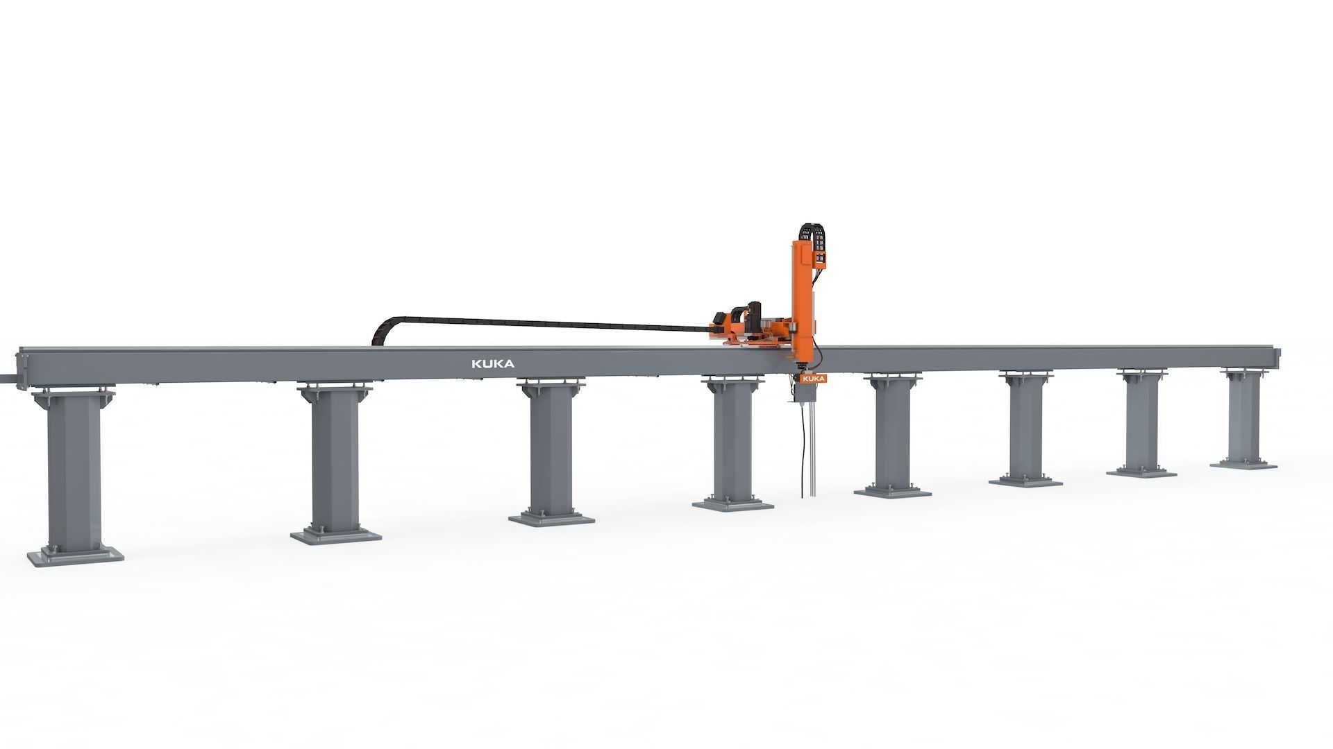 Linear Gantry Robot Adjustable 3D model_55