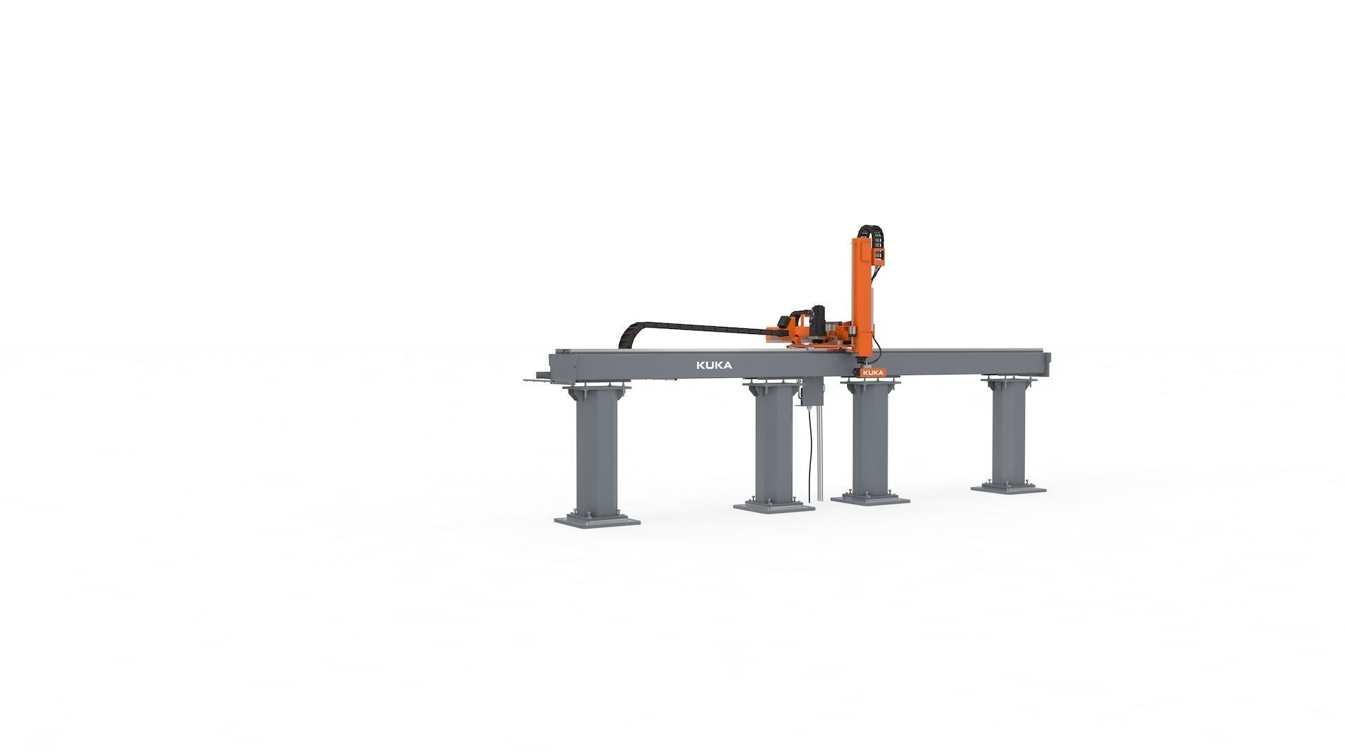 Linear Gantry Robot Adjustable 3D model_46