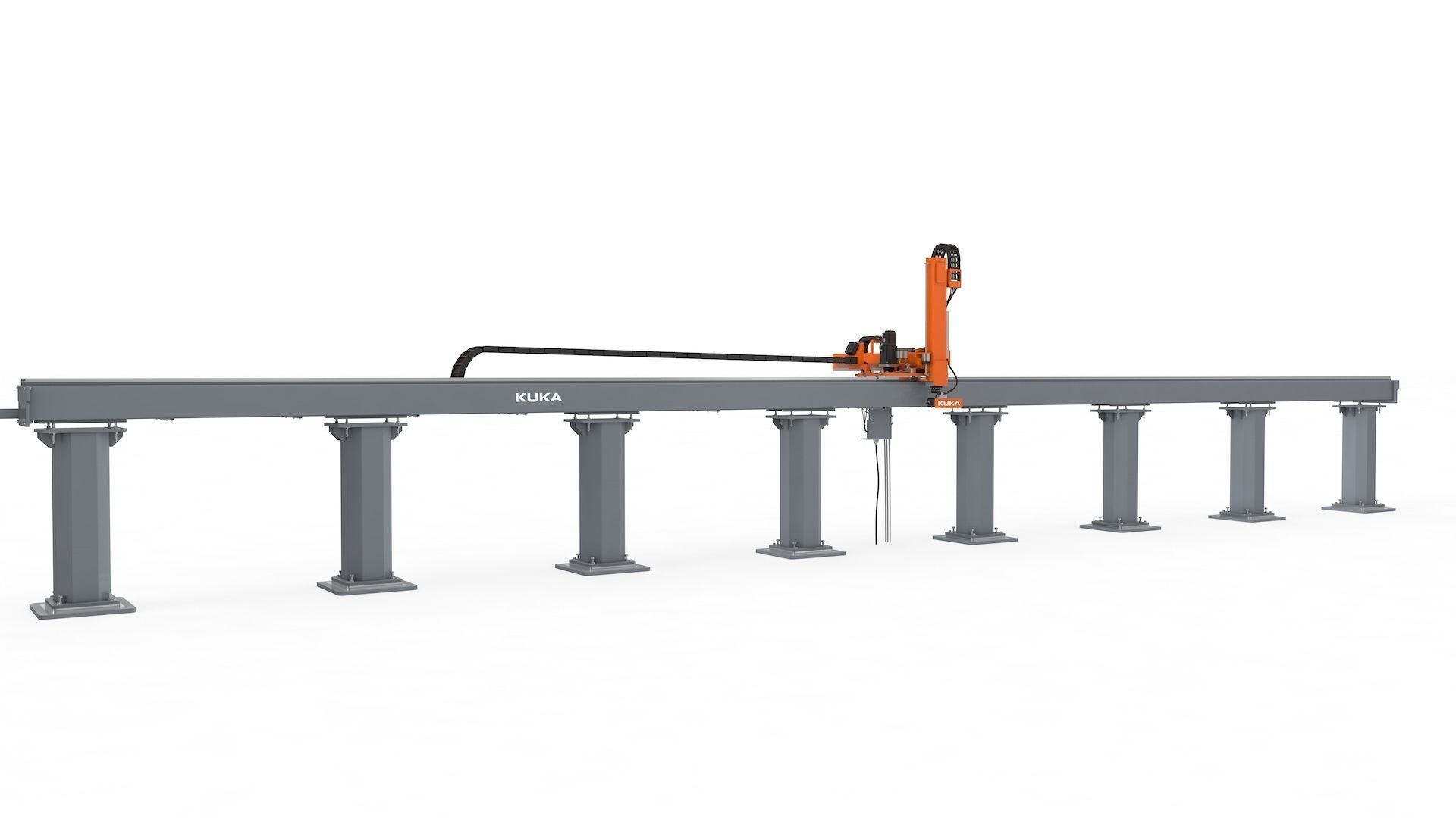 Linear Gantry Robot Adjustable 3D model_53