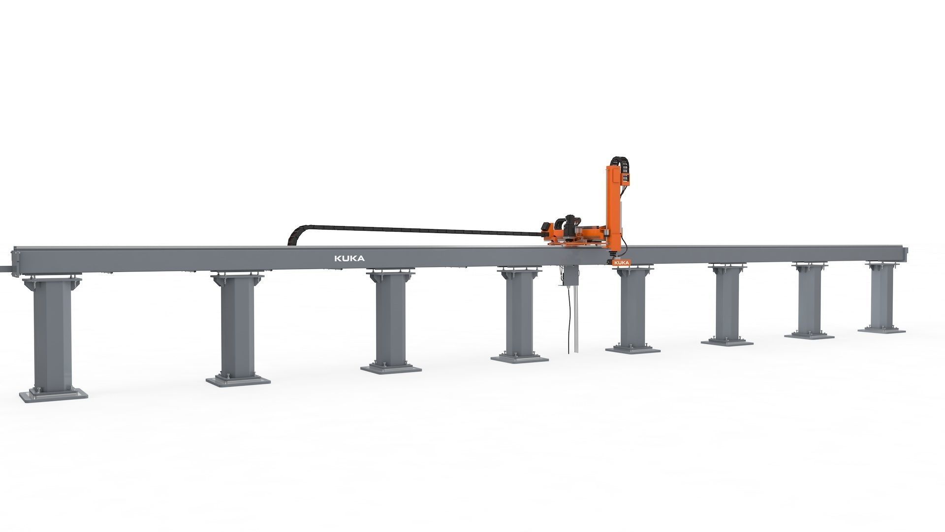 Linear Gantry Robot Adjustable 3D model_62