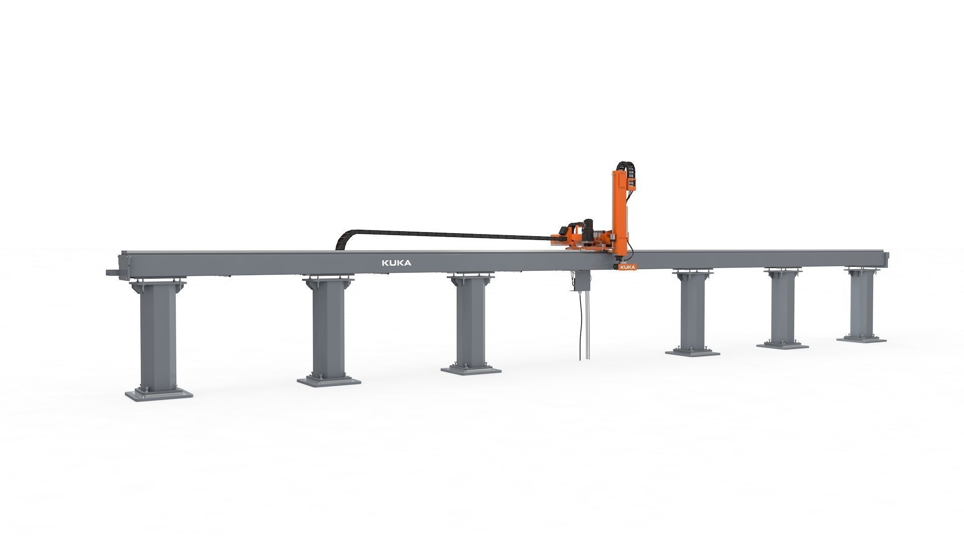 Linear Gantry Robot Adjustable 3D model_50