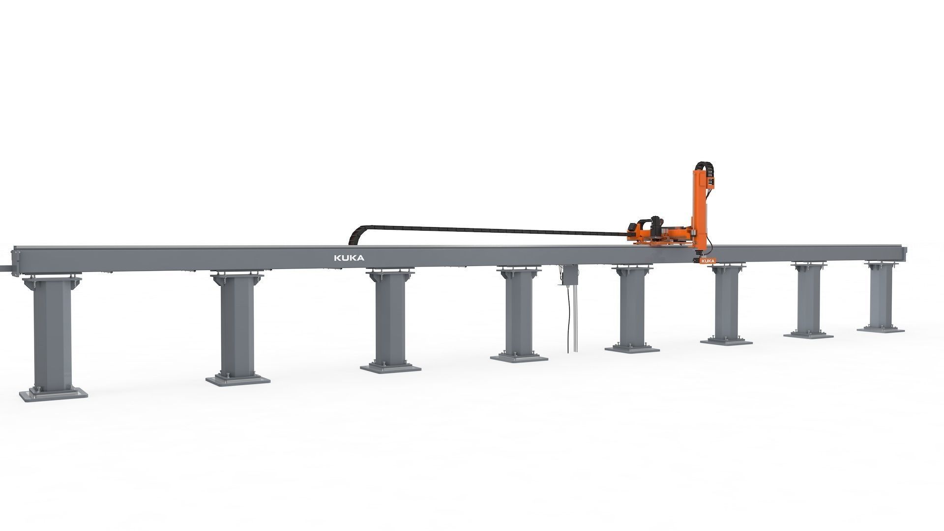 Linear Gantry Robot Adjustable 3D model_63