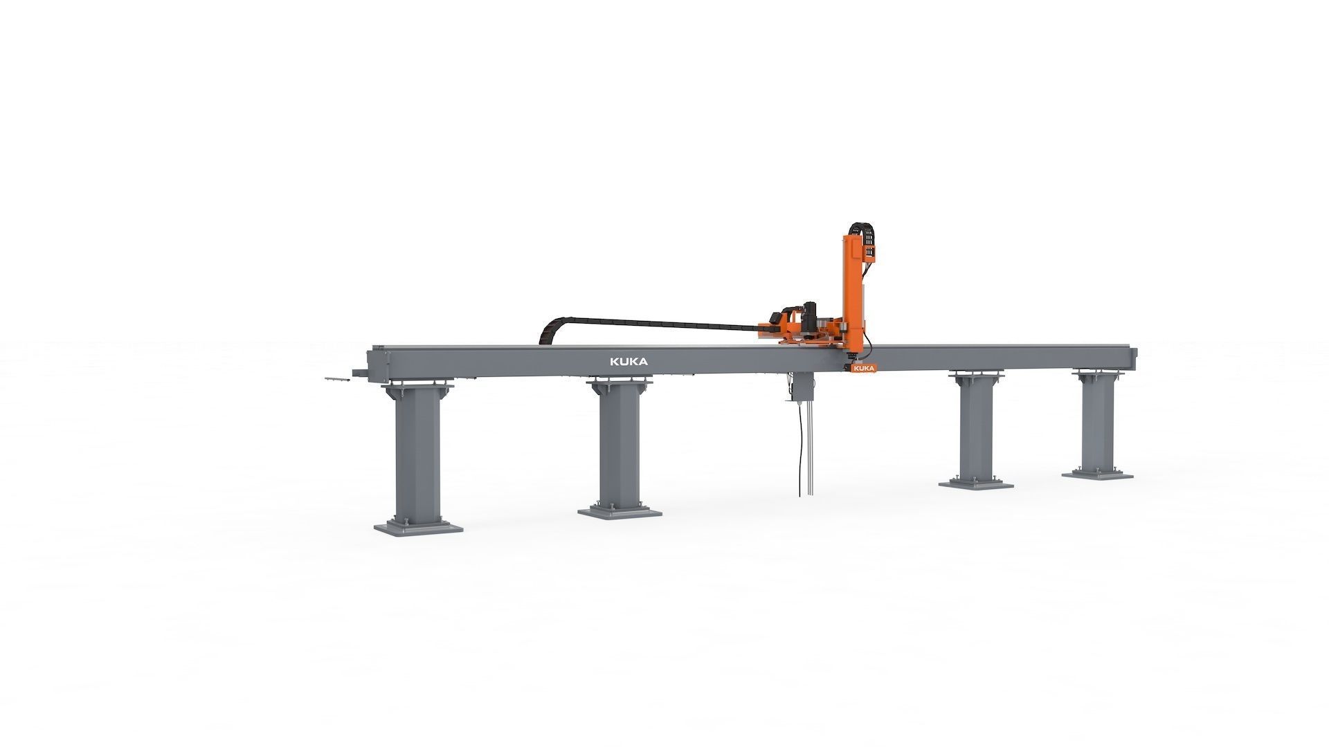 Linear Gantry Robot Adjustable 3D model_48