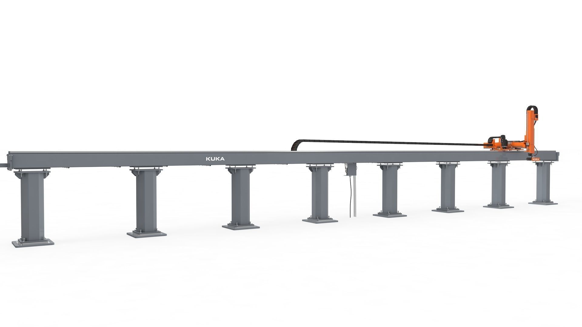 Linear Gantry Robot Adjustable 3D model_67