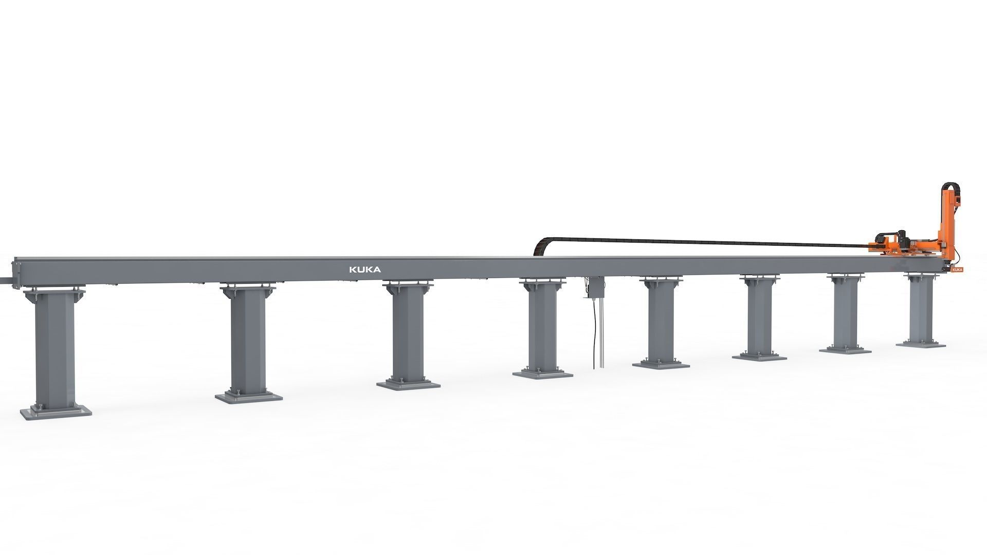 Linear Gantry Robot Adjustable 3D model_69