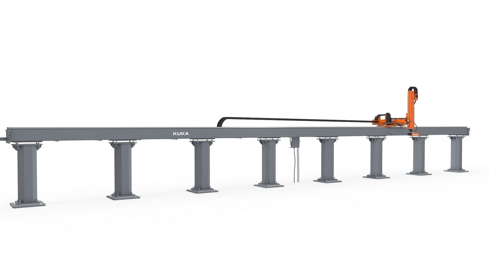 Linear Gantry Robot Adjustable 3D model_65