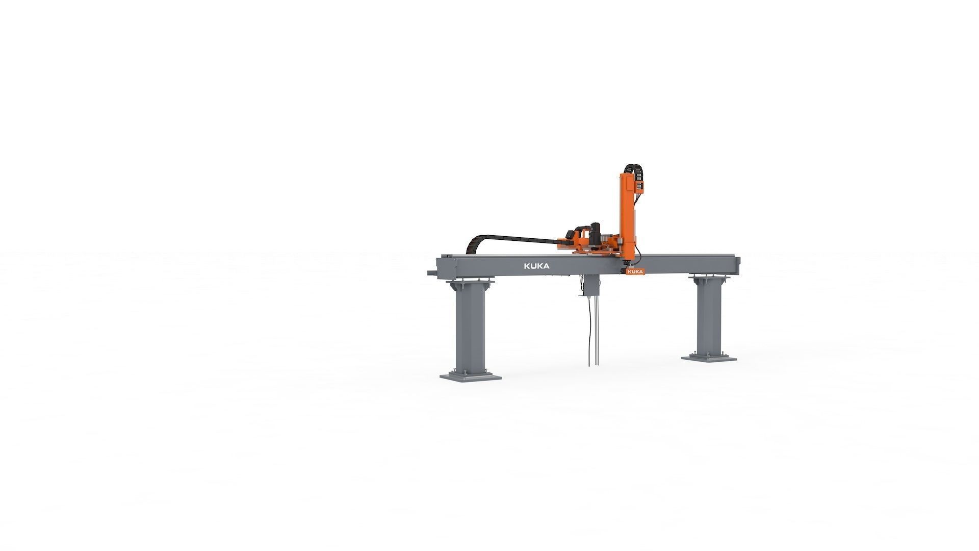 Linear Gantry Robot Adjustable 3D model_45