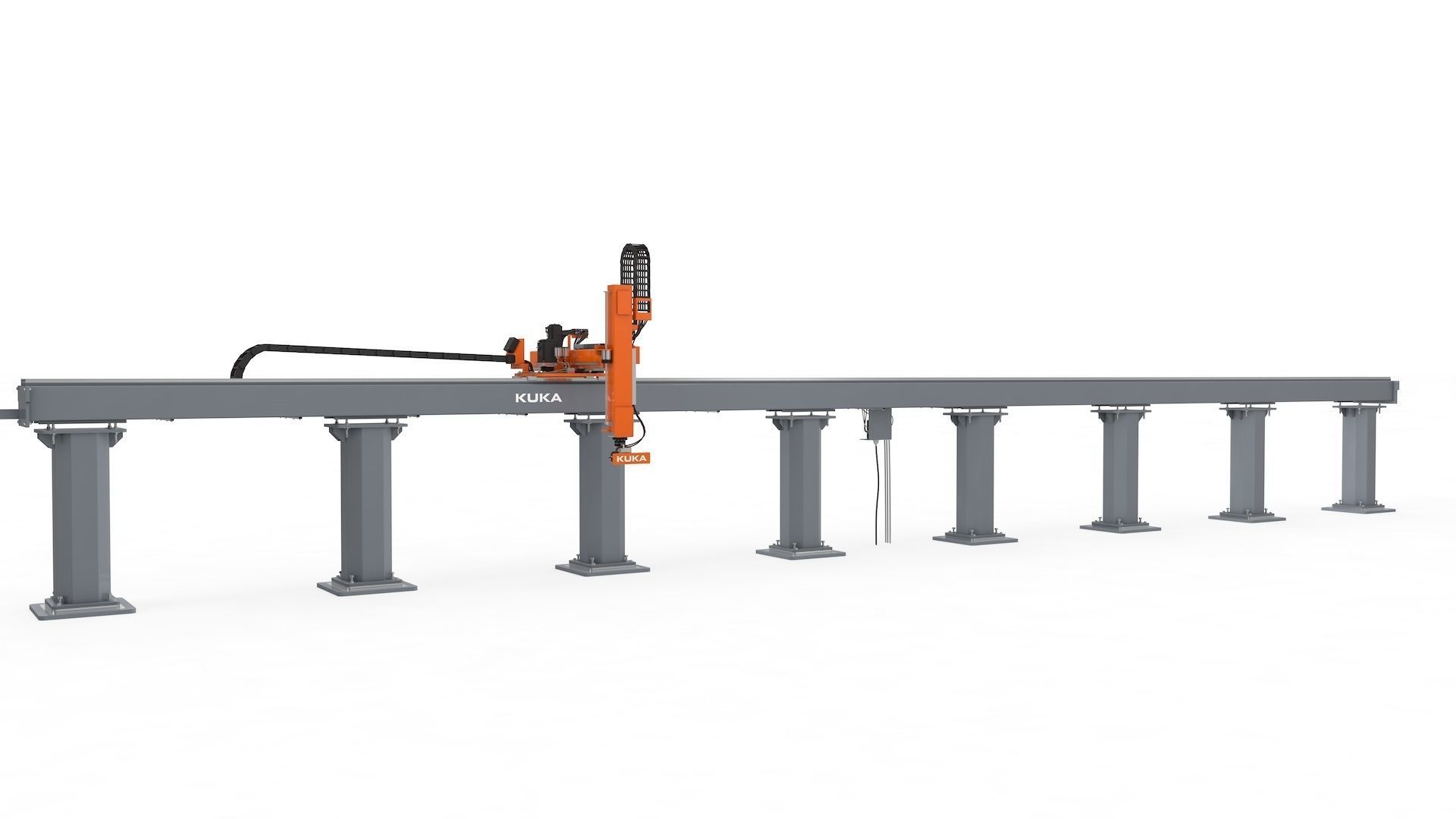 Linear Gantry Robot Adjustable 3D model_58