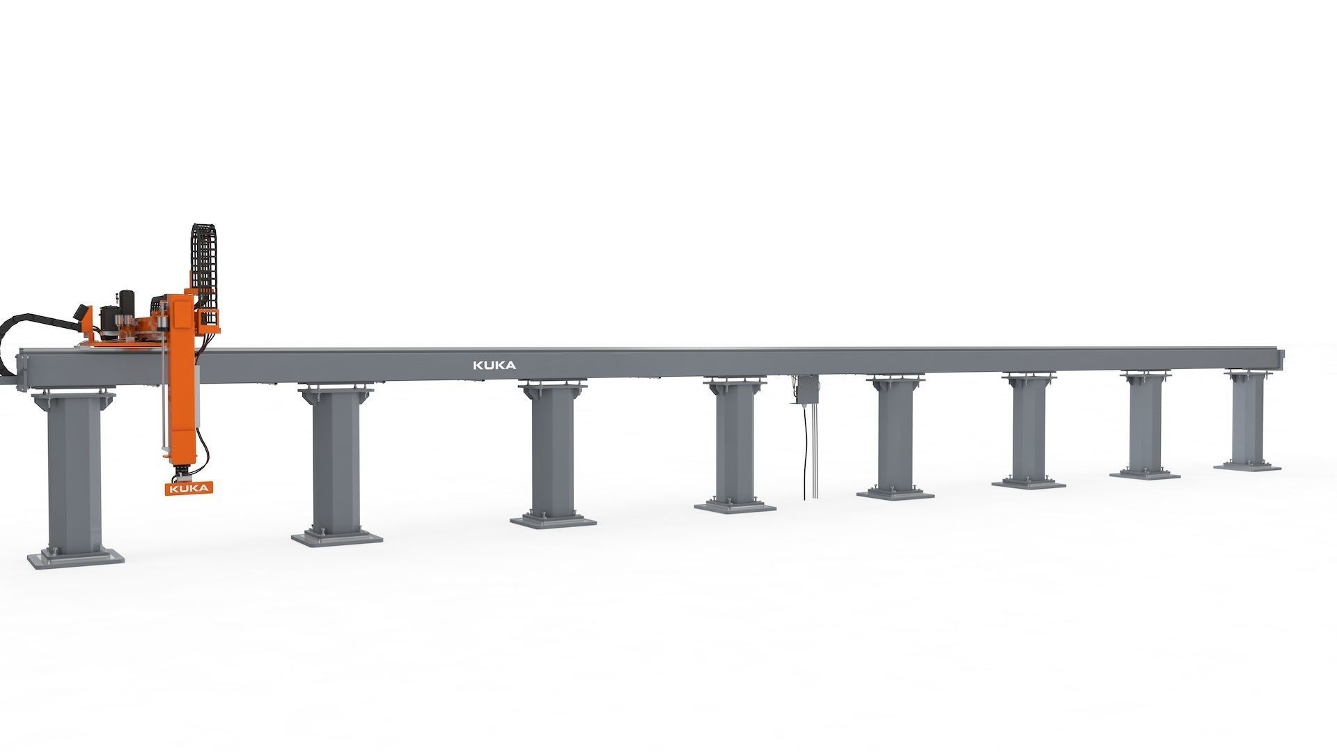 Linear Gantry Robot Adjustable 3D model_61