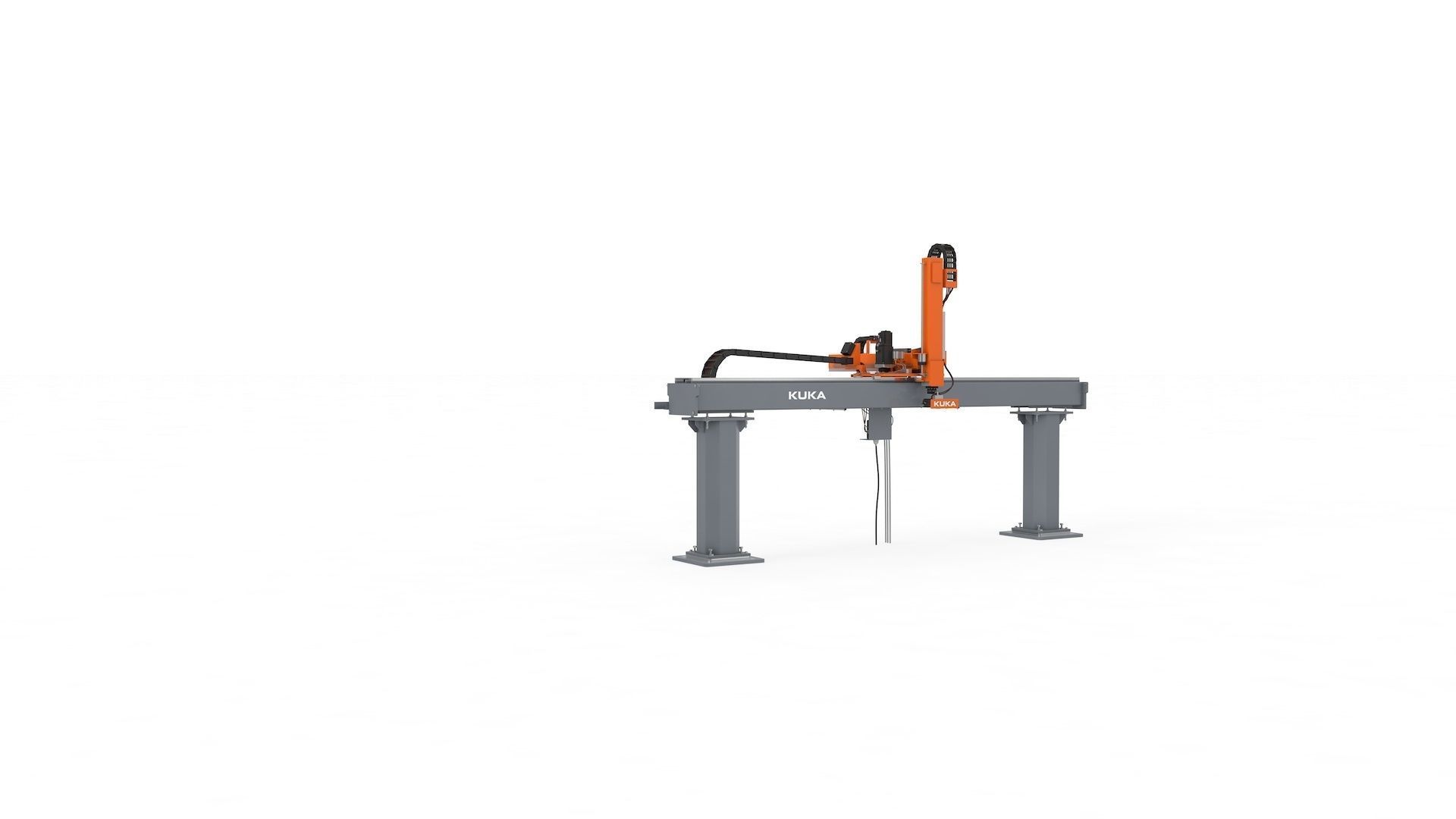 Linear Gantry Robot Adjustable 3D model_44