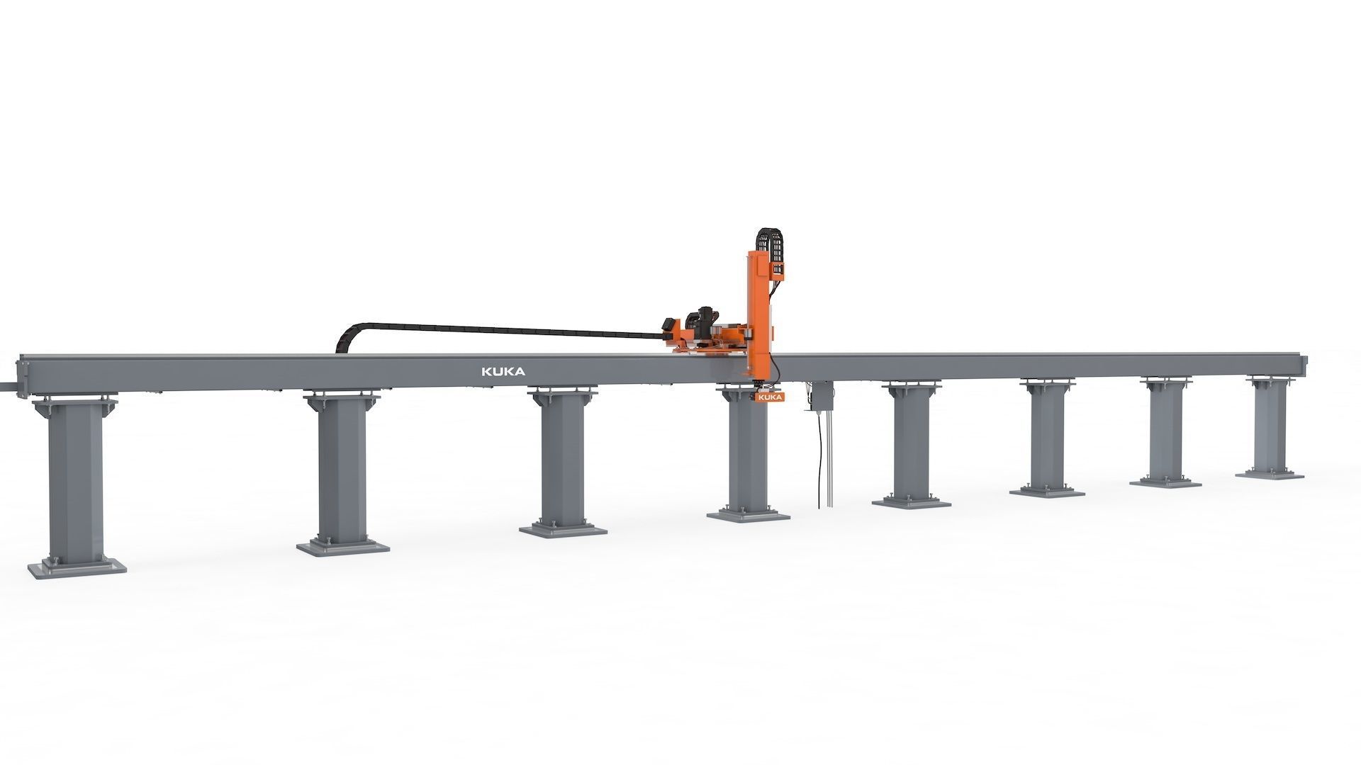 Linear Gantry Robot Adjustable 3D model_56