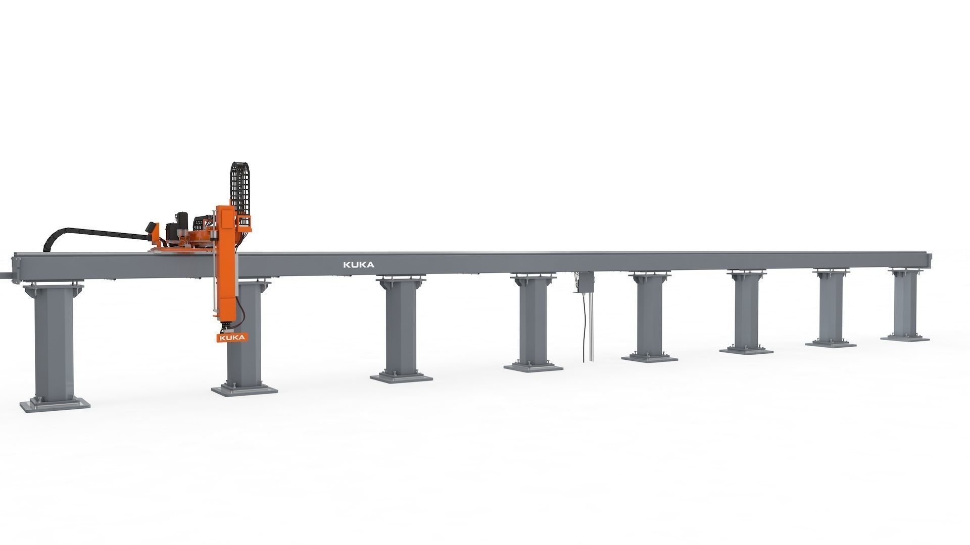 Linear Gantry Robot Adjustable 3D model_60