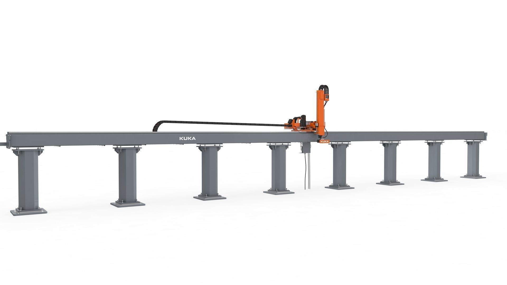 Linear Gantry Robot Adjustable 3D model_54