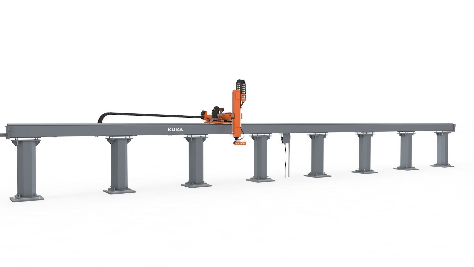 Linear Gantry Robot Adjustable 3D model_57