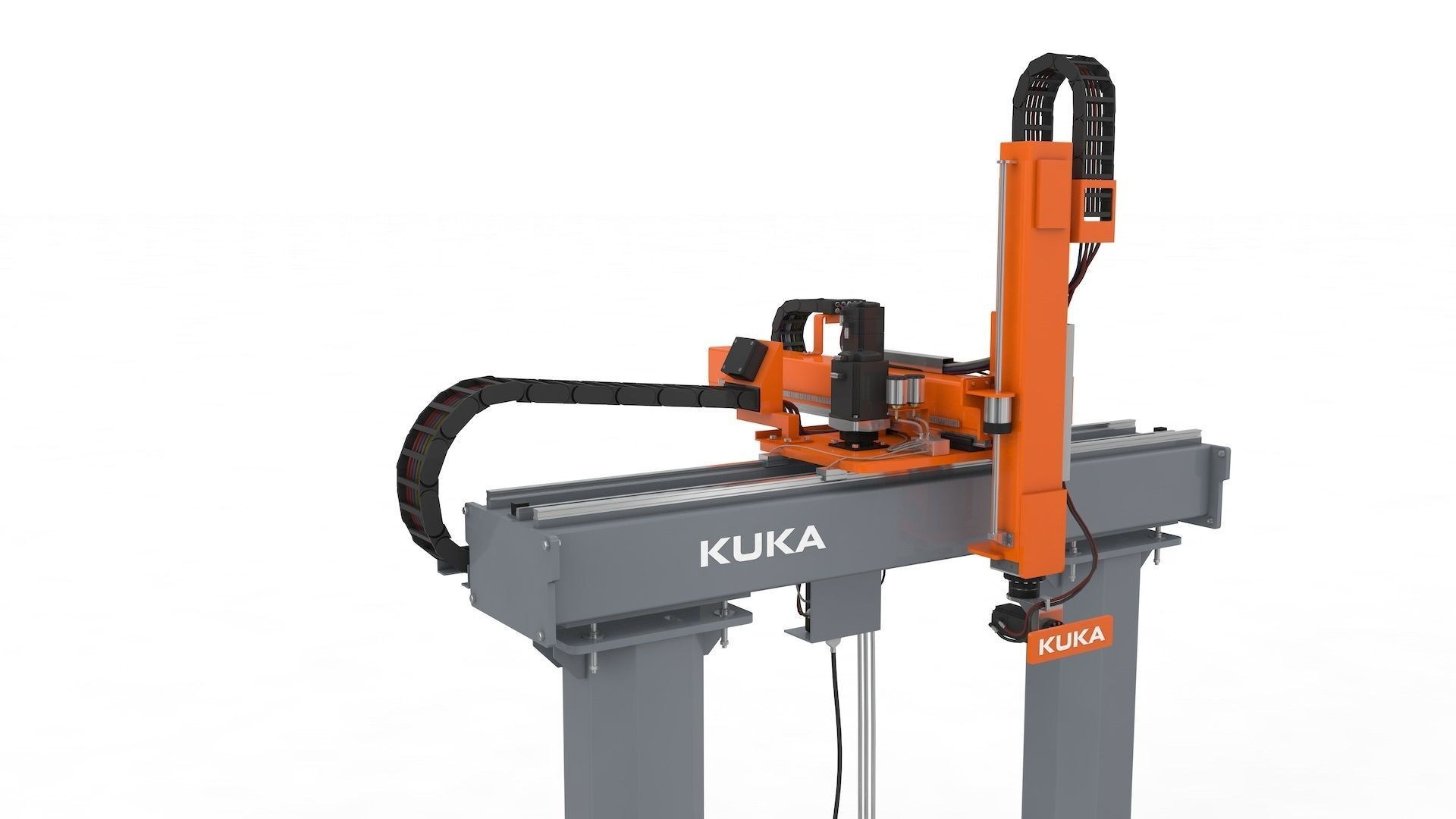 Linear Gantry Robot Adjustable 3D model_19