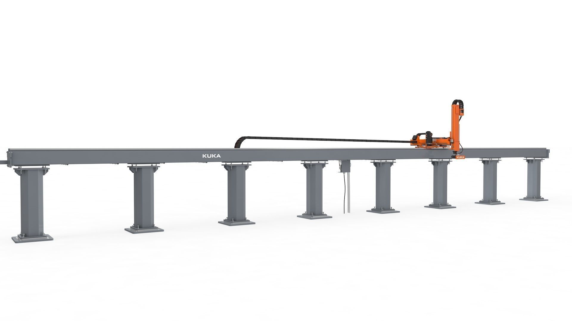 Linear Gantry Robot Adjustable 3D model_64