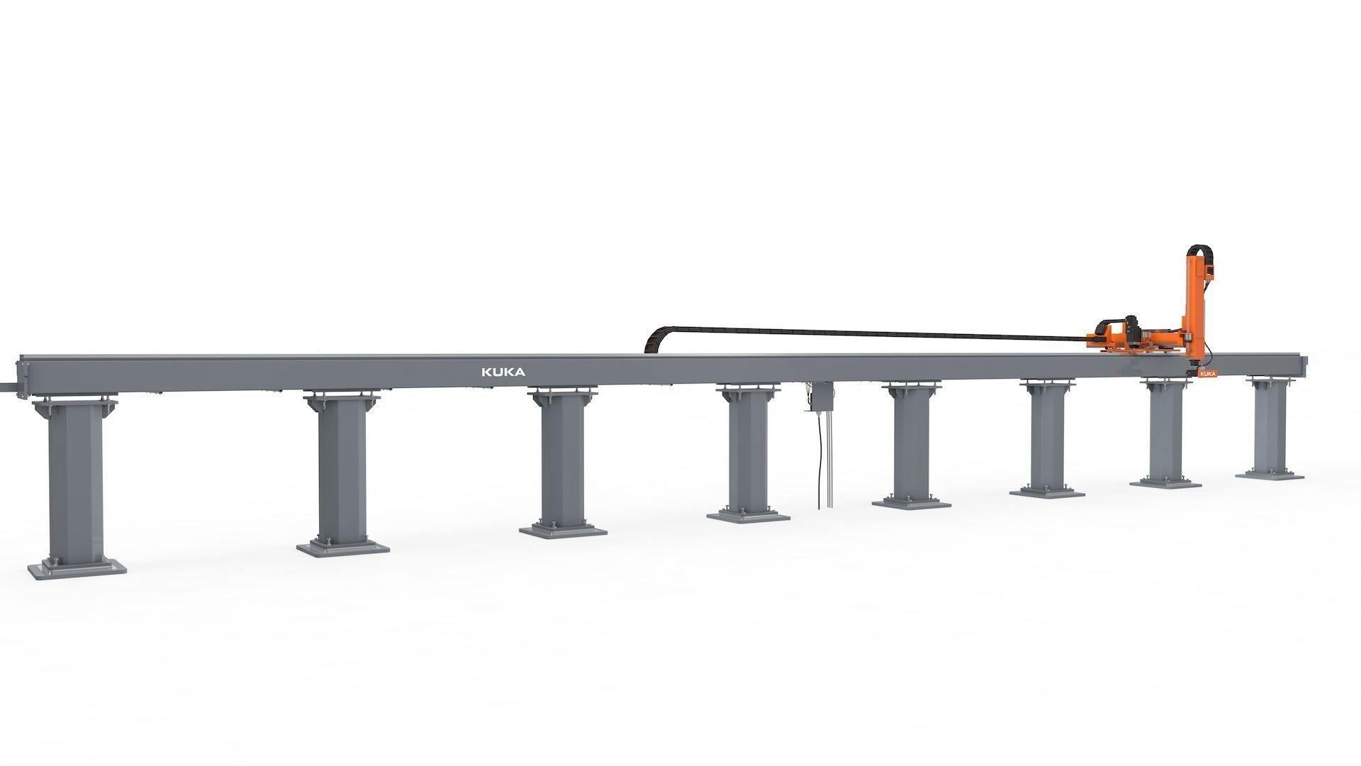 Linear Gantry Robot Adjustable 3D model_66