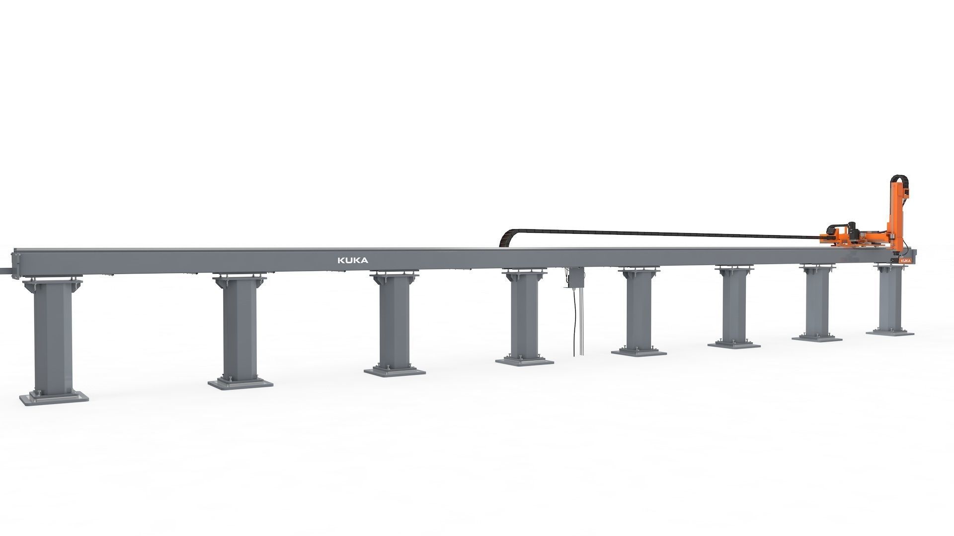 Linear Gantry Robot Adjustable 3D model_68