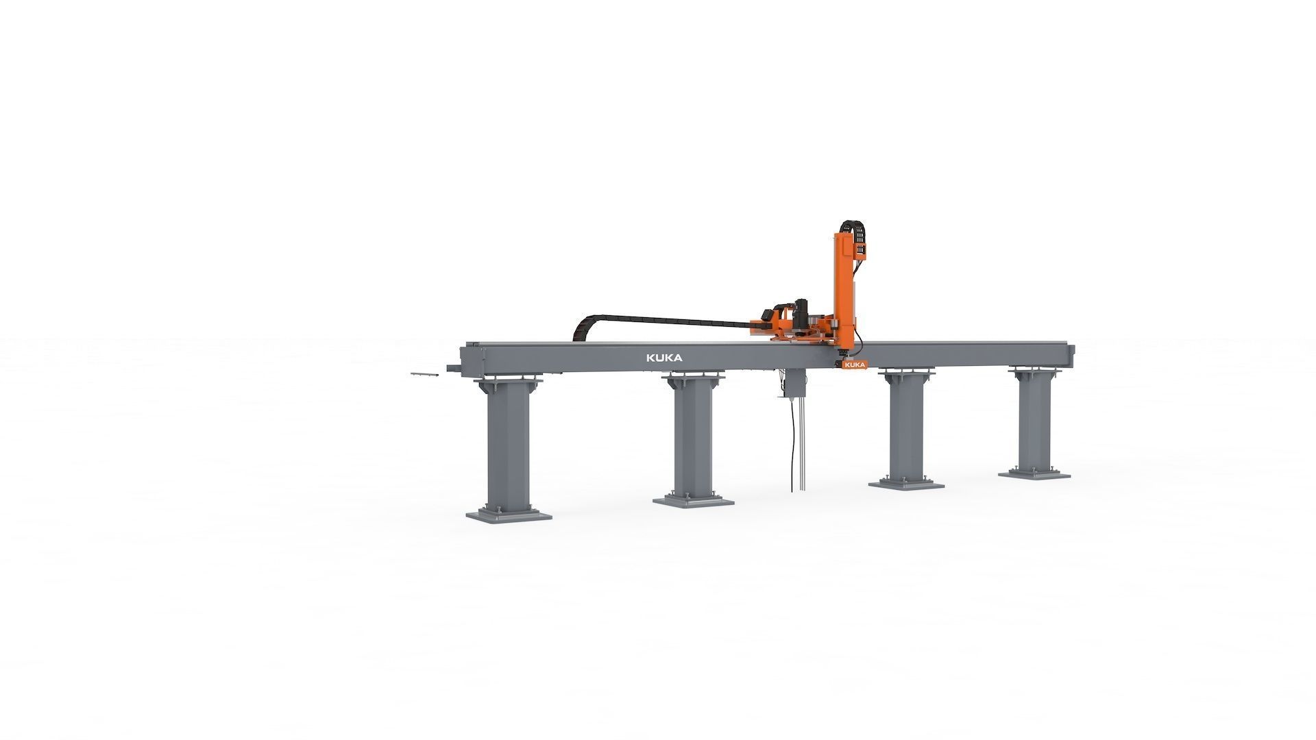 Linear Gantry Robot Adjustable 3D model_47