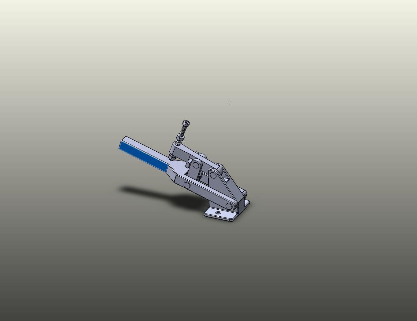 lever clamp 3D print model_2