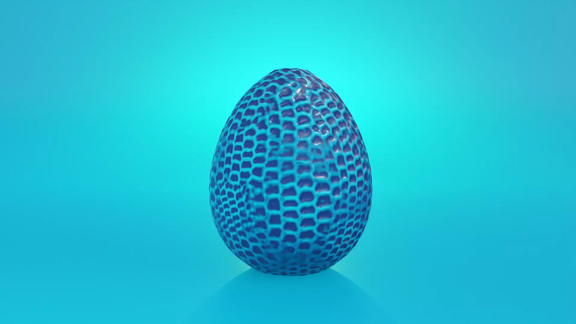3D Dragon-Dinosaur-Creature Egg Low-poly 3D model_0