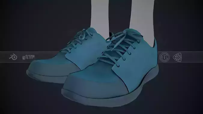 Blue Shoes Style 1 