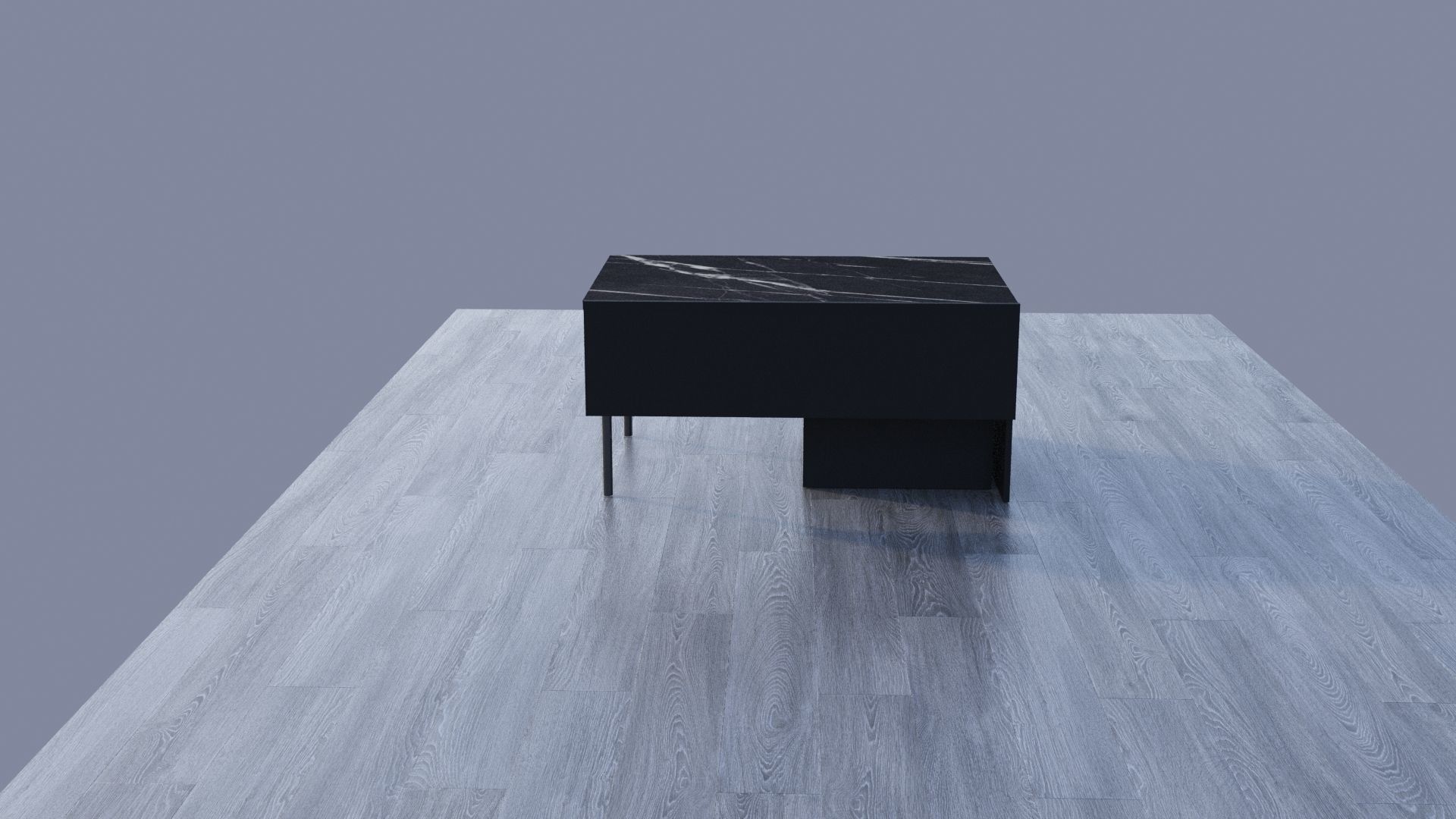 Modern Workdesk  3D model_2