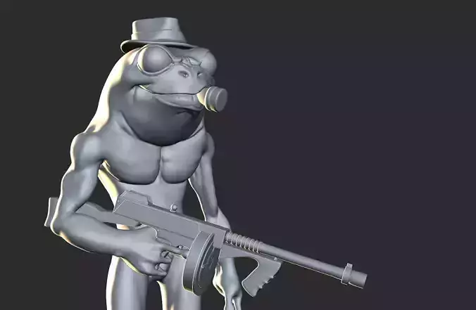 Mafia Frog  3D print model