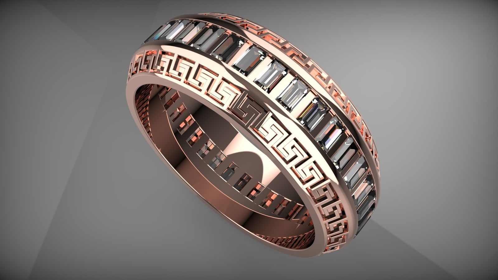 Emerald Band  3D print model_3