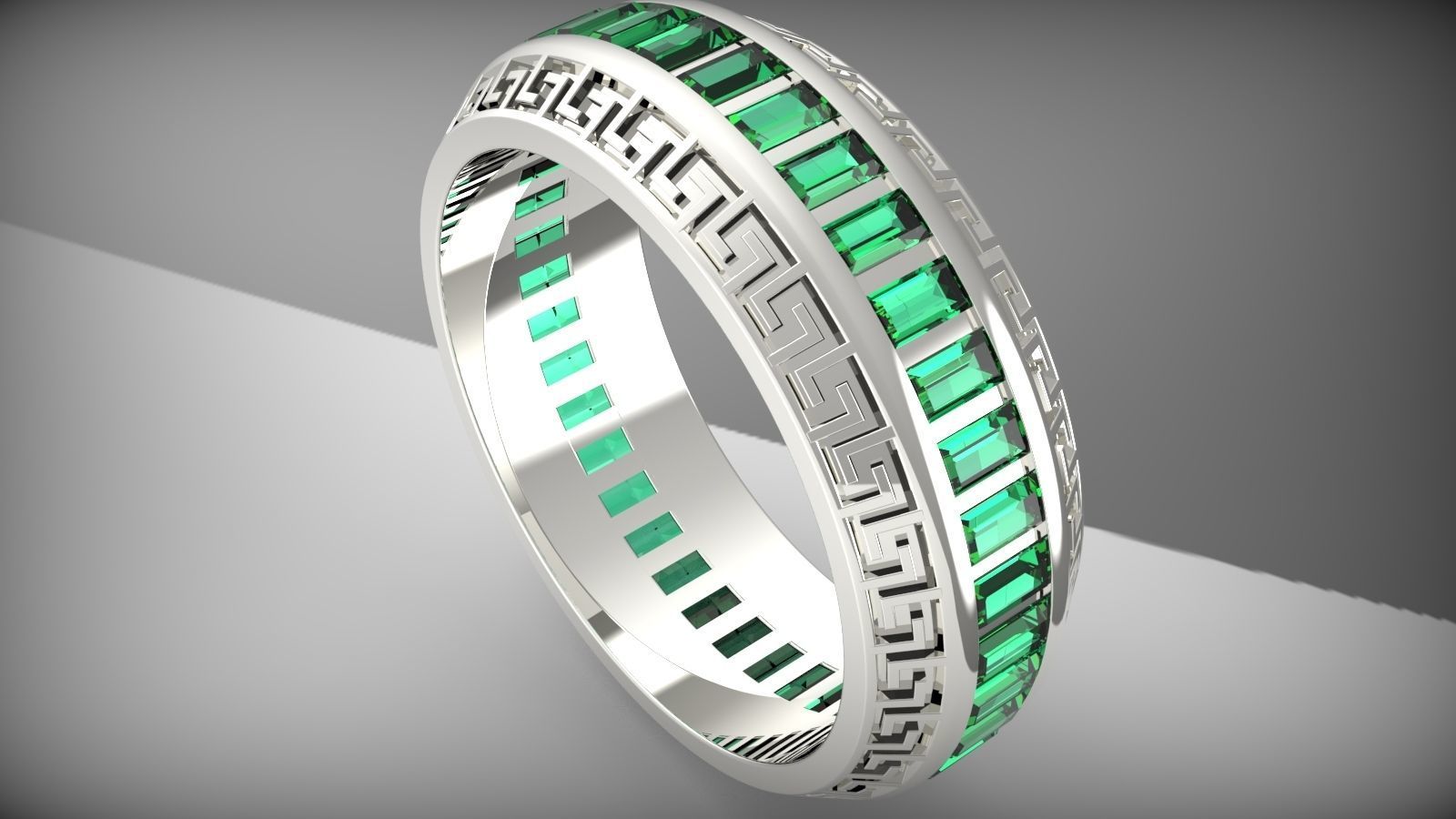Emerald Band  3D print model_4