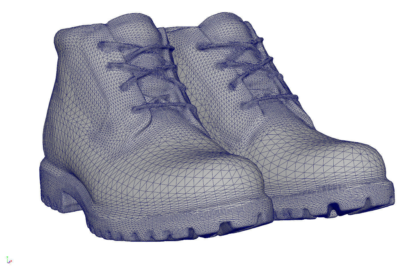 Yellow Timberland Boots mid fashion hiking booss 3D model_12