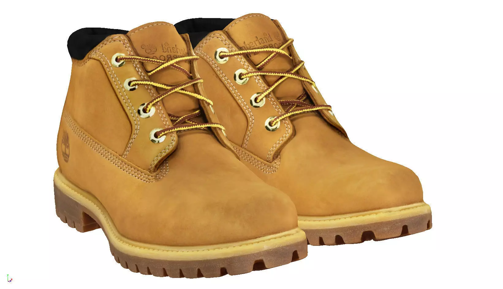 Yellow Timberland Boots mid fashion hiking booss 3D model_0