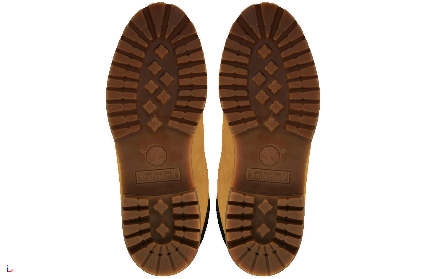 Yellow Timberland Boots mid fashion hiking booss 3D model_7